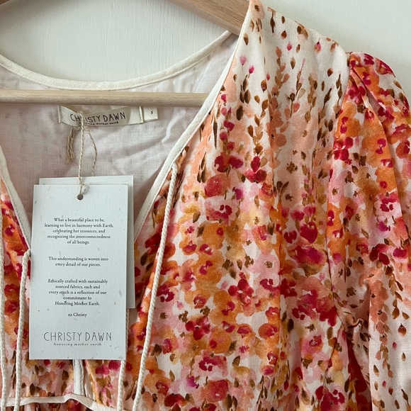 Christy Dawn Paloma Dress in Sunset Gladiola NWT - Picture 5 of 6